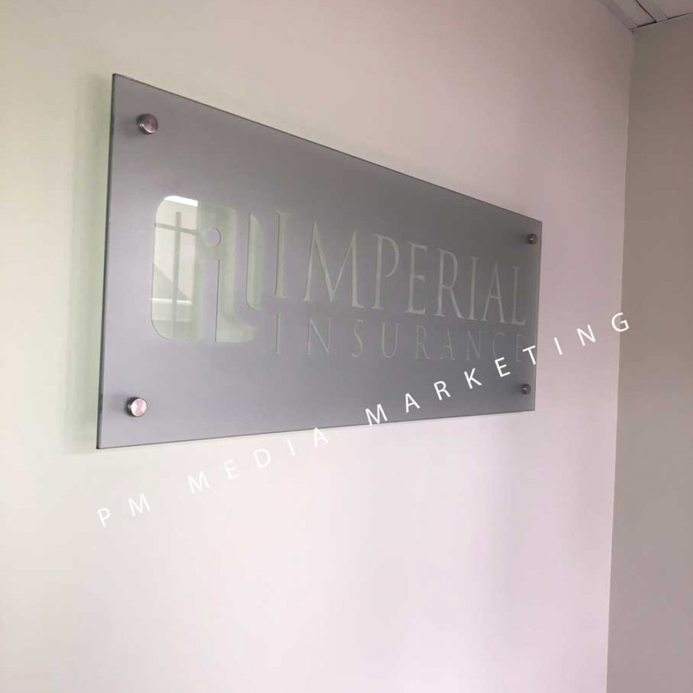 indoor sign for offices pm media marketing